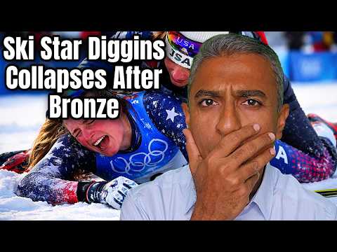 Jessie Diggins Collapses in Agony After Gritty Olympic Bronze Finish