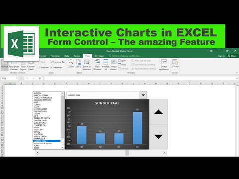 Interactive Charts in Excel | Form Controls 📊