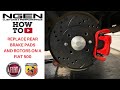 REAR BRAKES PADS ROTORS INSTALL On A Fiat 500 Abarth HOW TO