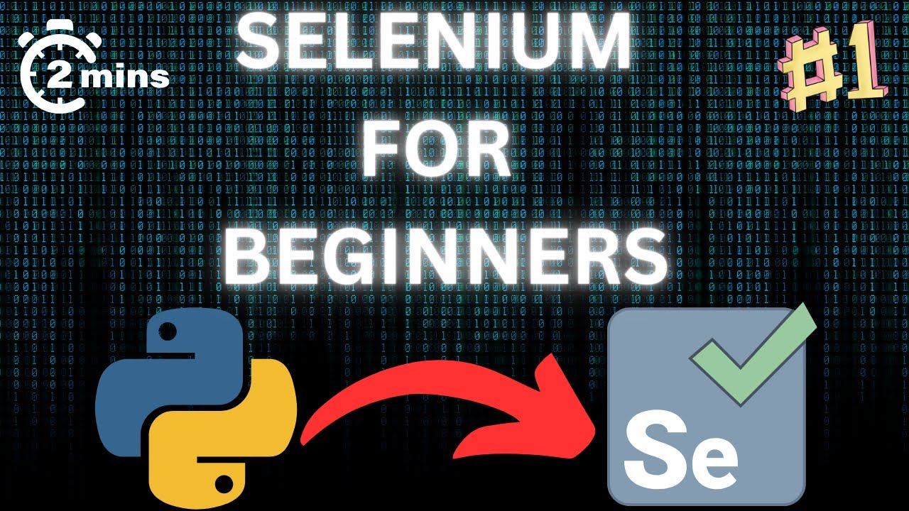 Python Selenium Tutorial Part 1 - Python Tutorial For Beginners