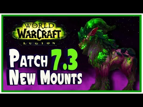 Wow Legion - Mounts from Argus in Patch 7.3