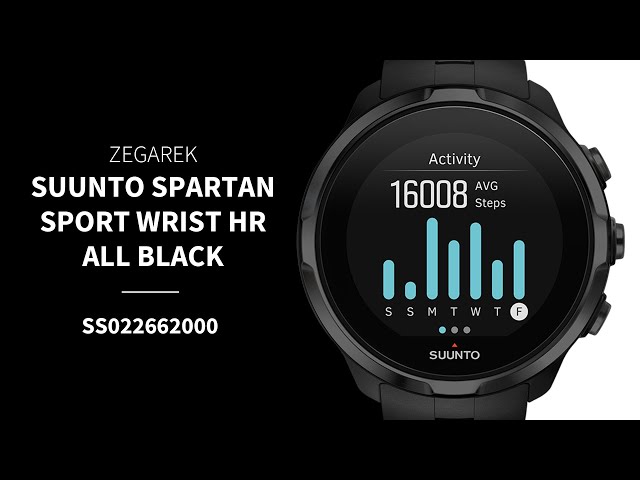 suunto spartan sport wrist hr all black cena