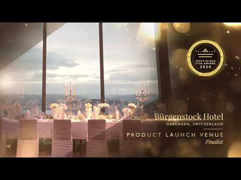 Burgenstock Hotel, Best Product Launch Venue, Prestigious Star Awards 2020