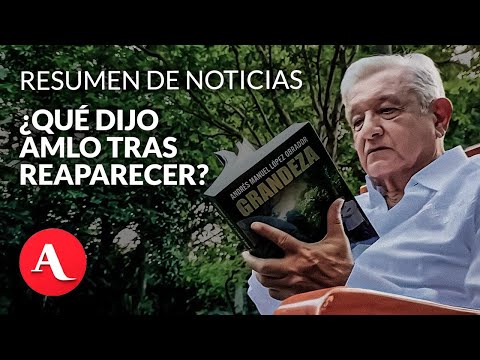 AMLO reaparece y advierte: "Saldría a la calle si intentan un golpe o acosan a Claudia Sheinbaum"