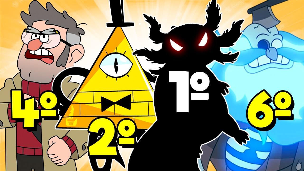 Os 10 Personagens MAIS PODEROSOS de Gravity Falls!