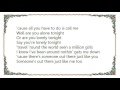 Cheap Trick - Are You Lonely Tonight Lyrics - Cheryl Brandl Cheap Trick - Are You Lonely Tonight Lyrics