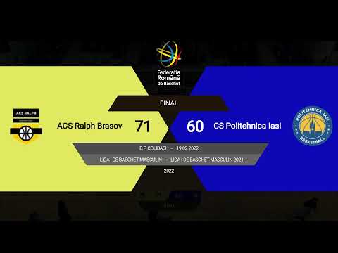 L1BM 2021-2022: Ralph Brașov - Politehnica Iași