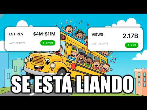 Los CANALES de Canciones INFANTILES con IA se están FORRANDO EN YOUTUBE💲