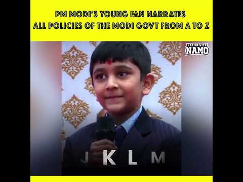 This kid has our heart! #kid #modifans #atoz #explore #trending#bjp #pmnarendramodi #narendramodi