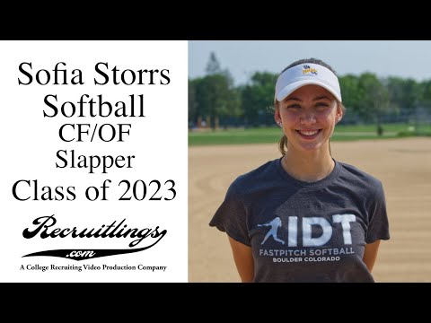 Sofia Storrs Softball | CF OF Slapper | Class of 2023 🔥🔥 🥎 🥎 🔥🔥