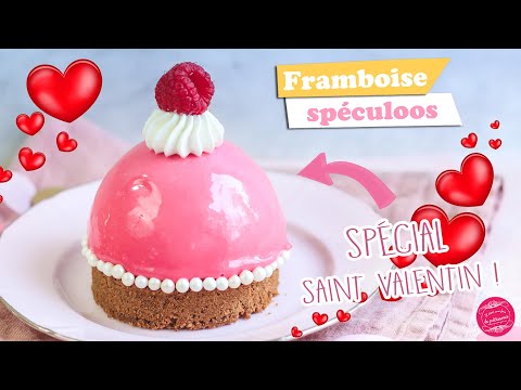 ❤️ DOMES FRAMBOISE SPECULOOS DE SAINT VALENTIN ❤️