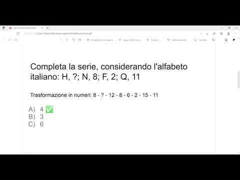 Quiz di logica per concorsi: le sequenze alfanumeriche