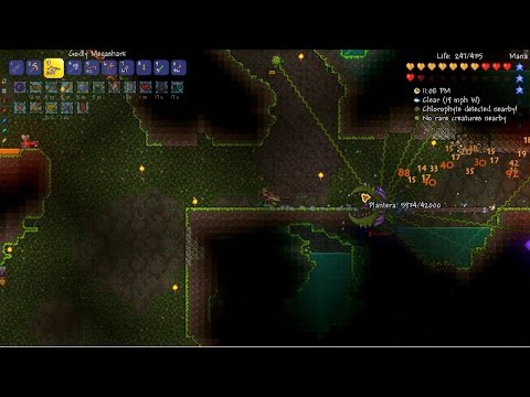 Brian's Terraria 1.3.4 (Expert), Part 13 - Plantera and Solar Eclipse
