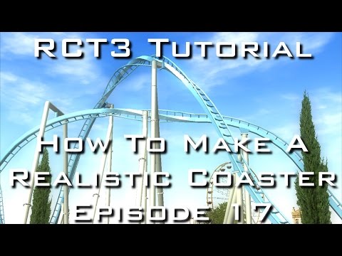 RCT3 Tutorial - How To Make A Realistic Coaster - Episode 17 - Exit & More