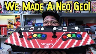 We Made A Neo Geo! Custom SNK Neo Geo 2 Player Panel With All Games!