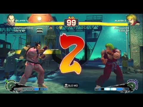 STRIPFIGHTERIV [Dan] vs KichijyojiKEN [Ken] SSF4 Japanese Online Ranked Matches - TRUE HIGH-DEF