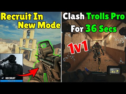 Recruit In The NEW Showdown Event | Pro Player Trolled By Clash For 36 Seconds - Rainbow Six Siege