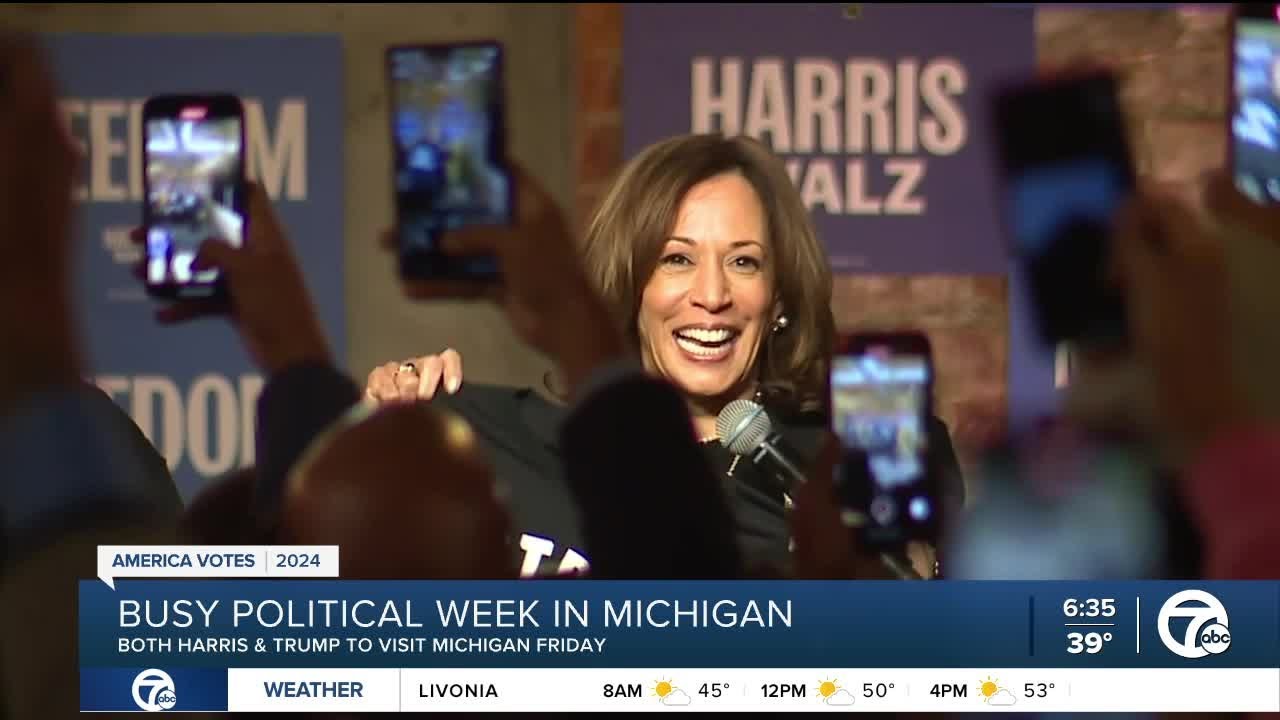 Kamala Harris focuses on Black voters during Detroit campaign stops