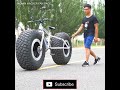 We Put Truck Tires On The Bicycle Shorts Youtubeshorts Bigwr Cycleexperiment