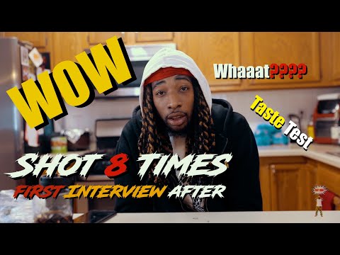 Shot 8 Times! King Laron finally tells his story and taste test food from OG's Kitchen & Catering!