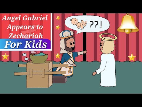 Angel Gabriel Appears to Zechariah (For Kids)