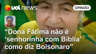 Condenação de Fátima de Tubarão vai desmentir fake news de Bolsonaro sobre 8 de janeiro | Sakamoto