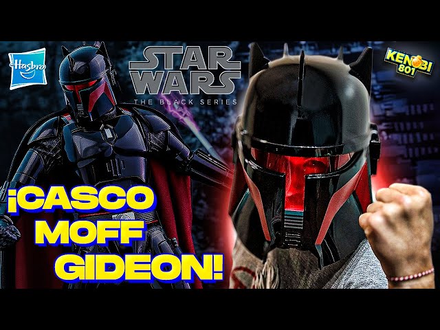 Vídeo relacionado con Star Wars The Black Series - Moff Gideon - Casco electrónico premium con luces LED avanzadas - Artículo para juego de rol - A partir de 14 años