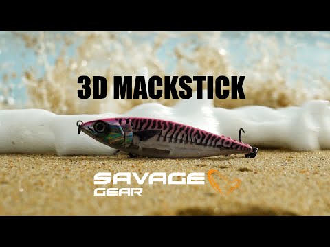 Savage Gear 3D Mack Stick 17cm 88g Black Tiger S