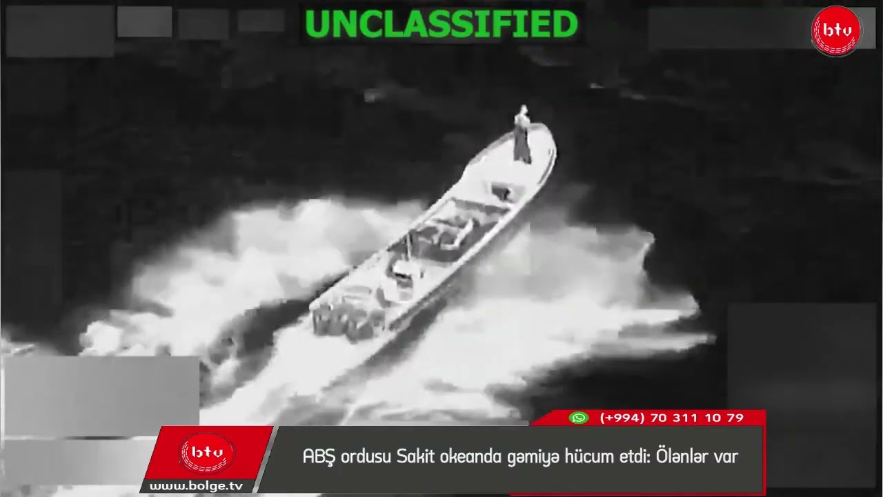 ABŞ ordusu Sakit okeanda gəmiyə hücum etdi: Ölənlər var