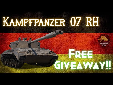 Kampfpanzer 07 RH: Free Giveaway!! (closed)II Wot Console - World of Tanks Console Modern Armour