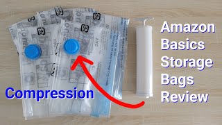 Amazon Basics Compression Storage Bags Test & Review