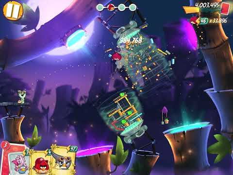 Angry birds 2: level 519 (Bamboo Forest/ Gravity Grove)