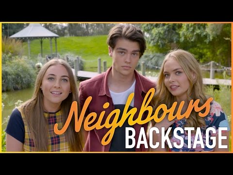 Neighbours Backstage - Felix Mallard (Ben Kirk) Shoots The New Opening Titles