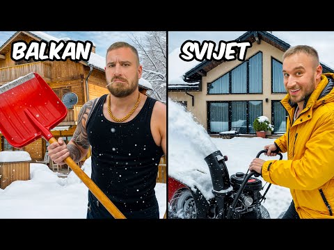 SNIJEG NA BALKANU VS U SVIJETU