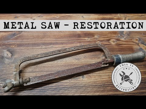 Old metal saw - RESTORATION