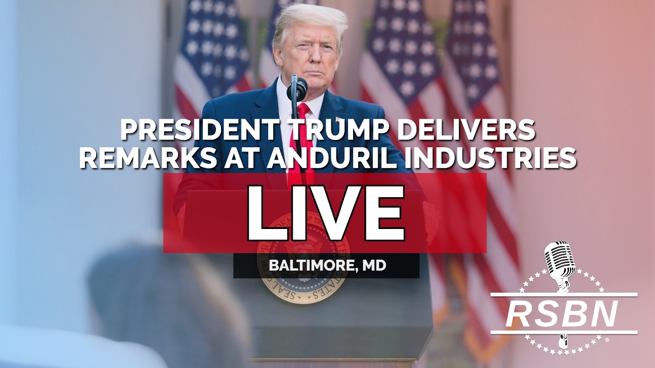 LIVE REPLAY: President Trump Delivers Remarks at Anduril Industries in Baltimore, MD - 10/06/26
