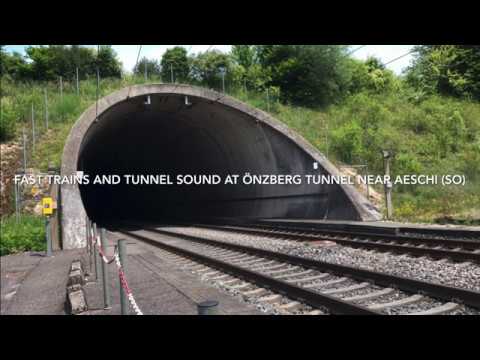 AWESOME HIGH SPEED RAIL TUNNEL IN SWITZERLAND | Trains at Aeschi SO Önzbergtunnel and Koppigen HSL
