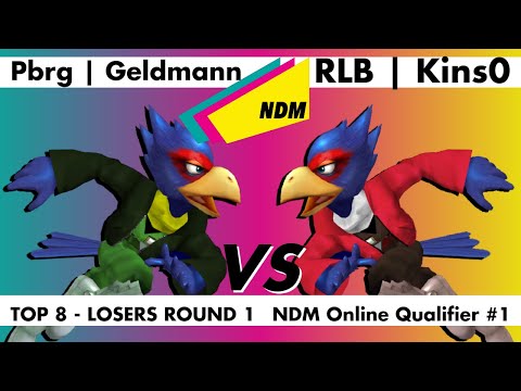 NDM Online Qualifier #1 - Geldmann (Falco) vs. Kins0 (Falco) Losers Round 1