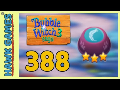 Bubble Witch 3 Saga Level 388 (Release the Owls) - 3 Stars Walkthrough, No Boosters