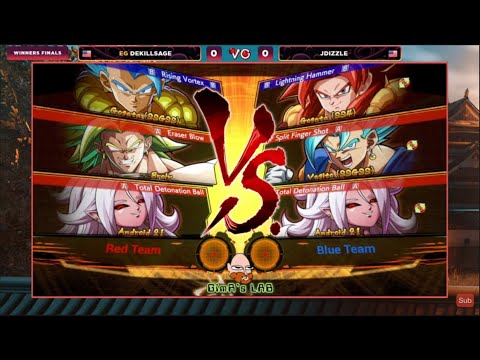 Glitch Infinite Winners Finals - dekillsage Vs. JDizzle - Dragon Ball FighterZ