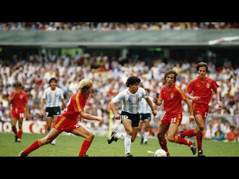 Diego Maradona vs Belgium | 1986 World Cup Semi-Final