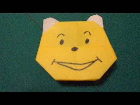 Simple Origami : Lesson 84 - Winnie-the-Pooh