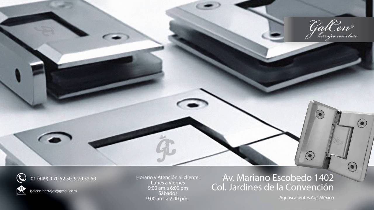 Watch GALCEN HERRAJES PARA CRISTAL TEMPLADO Now GALCEN HERRAJES PARA CRISTAL TEMPLADO