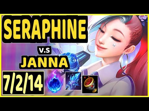 DUMBLEDOGE (SERAPHINE) vs JANNA - 7/2/14 KDA BOTTOM SUPPORT GAMEPLAY - EUW Ranked DIAMOND