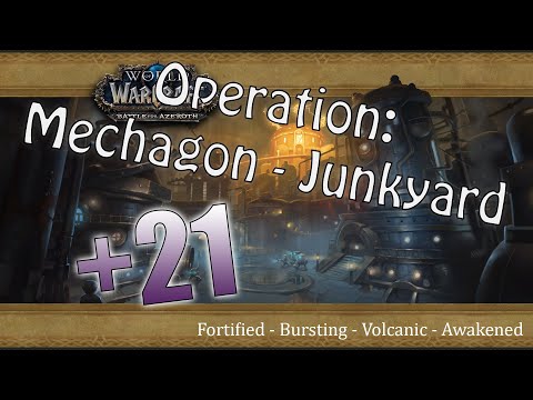 Operation: Mechagon - Junkyard +21 [Fortified/Bursting/Volcanic/Awakened] Protection Warrior