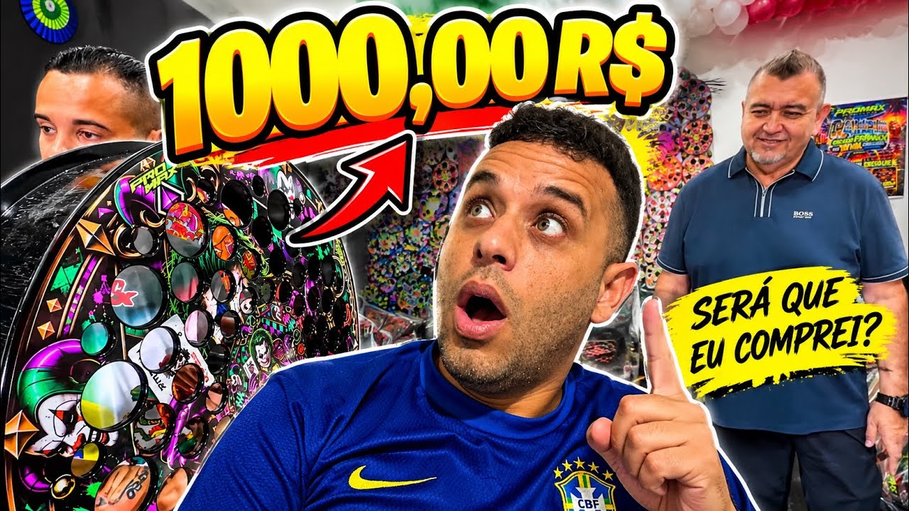 FUI NA FABRICA DA CARRETILHA PRO MAX - CARRETILHA DE 1000,00R$ 