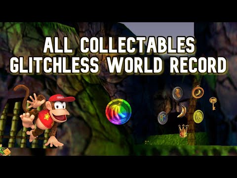 Donkey Kong 64 - All Collectables Glitchless in 7:32:40 (101% + All Bananas, Coins, Upgrades)