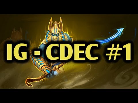 IG( Invictus Gaming) vs CDEC Highlights Game 1 ECL 2015