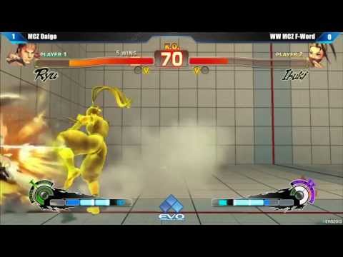 [EVO 2013 SSFIV AE] MCZ Daigo (Ryu) vs WW MCZ F Word (Ibuki)