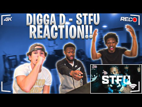 AMERICANS REACT TO DIGGA D - STFU!!